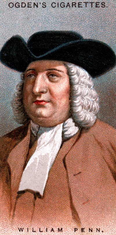 William Penn, a Baráti Társaság angol tagja, közismert nevén kvékerek, 1920 alkotó: Unbekannt