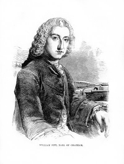 William Pitt, Chatham 1. grófja, brit whig államférfi, 1872 alkotó: Unbekannt