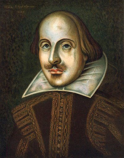 William Shakespeare angol drámaíró, 1609 alkotó: Unbekannt