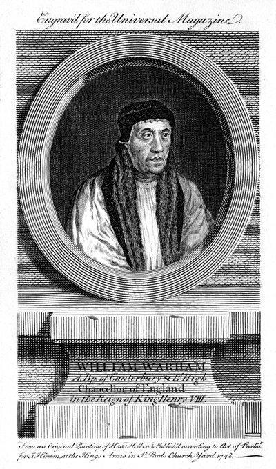 William Warham, Canterbury érseke, 1748 alkotó: Unbekannt