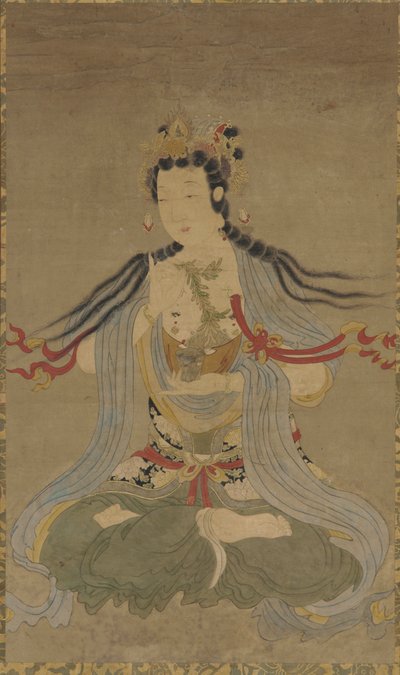 Fűzfaágú Guanyin, Ming-dinasztia, XVII. alkotó: Unbekannt