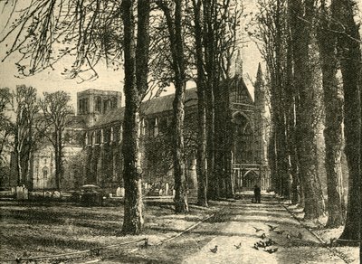 Winchester katedrálisa, északnyugat felől, 1898. alkotó: Unbekannt