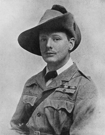 Winston Churchill haditudósítóként töltött ideje alatt, 1899, 1945 alkotó: Unbekannt