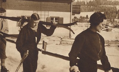 Téli sport, Ausztria, 1935, 1937 alkotó: Unbekannt