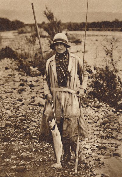 Fogással az új-zélandi Tokanuban, 1927, 1937 alkotó: Unbekannt