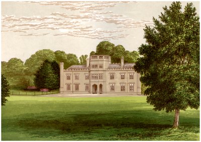 Wolseley Hall, Staffordshire, Wolseley báró otthona, 1880 alkotó: Unbekannt