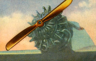 A Schwarz Propeller-Werk cég fából készült légcsavarja, 1932. alkotó: Unbekannt