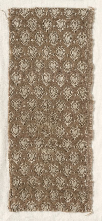 Gyapjú és len összetett textil, 17. század. alkotó: Unbekannt