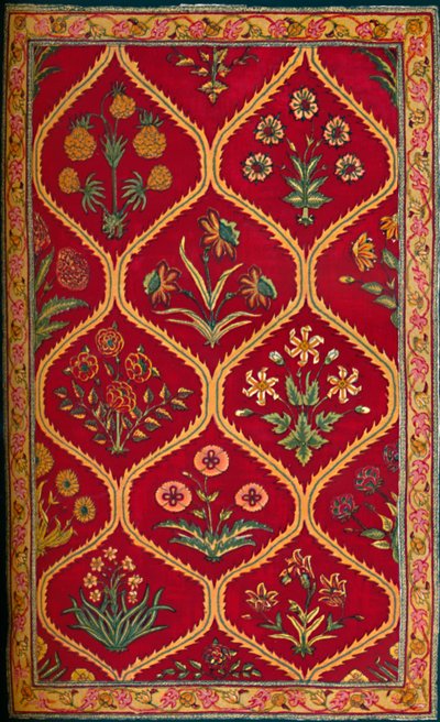 Gyapjú szőnyeg. Lahore-i Indiai Királyi Gyár, 17. század, 1903 alkotó: Unbekannt
