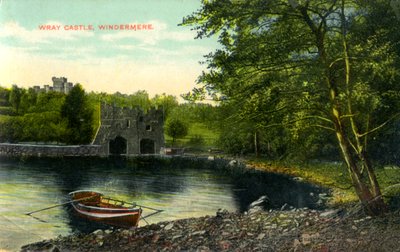 Wray kastély, Claife, Lancashire, XX. század eleje alkotó: Unbekannt