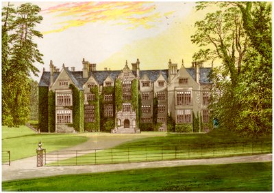 Wroxton Abbey, Oxfordshire, az északi család otthona, 1880 alkotó: Unbekannt