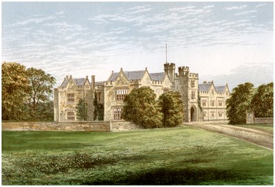 Wytham Abbey, Oxfordshire, Abingdon gróf otthona, 1880 alkotó: Unbekannt