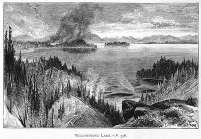 Yellowstone-tó, 19. század alkotó: Unbekannt