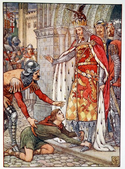 „Young Owen Appeals to the King”, 1911 alkotó: Unbekannt
