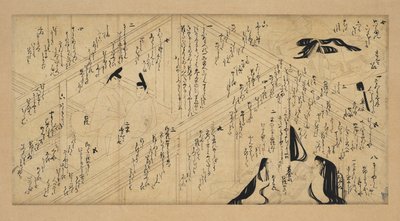 Yutokoro Story Képtekercs, 1336-92. alkotó: Unbekannt