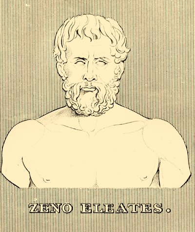 Zeno Eleates, Kr.e. 495-430, 1830. alkotó: Unbekannt