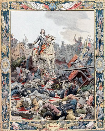 duc dEnghien vezette a franciák győzelmét a spanyolok felett, harmincéves háború, 1643 c1880 alkotó: Unbekannt