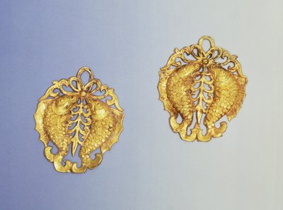 Kínai medálok, 17 karátos arannyal bevont, Tang-dinasztia, i.sz. 618-907 alkotó: Unbekannt Unbekannt