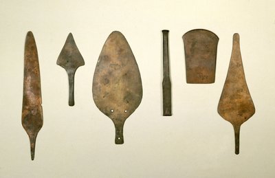 Rézeszközök, Harappa, ie 2300-1750 alkotó: Unbekannt Unbekannt