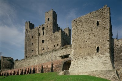 Külső nézet, Rochester Castle, Kent alkotó: Unbekannt Unbekannt
