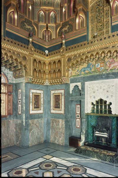 Belső, Cardiff Castle, Wales, 1875 körül épült alkotó: Unbekannt Unbekannt