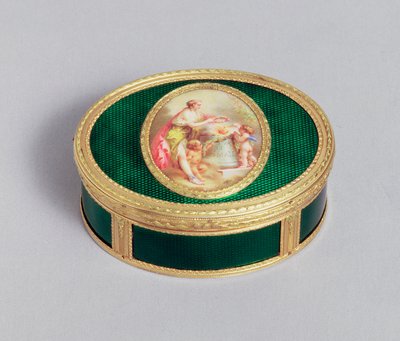 XVI. Lajos arany és zománcozott tubákdoboza, Pierre-Francois Drais, Párizs, 1774 alkotó: Unbekannt Unbekannt