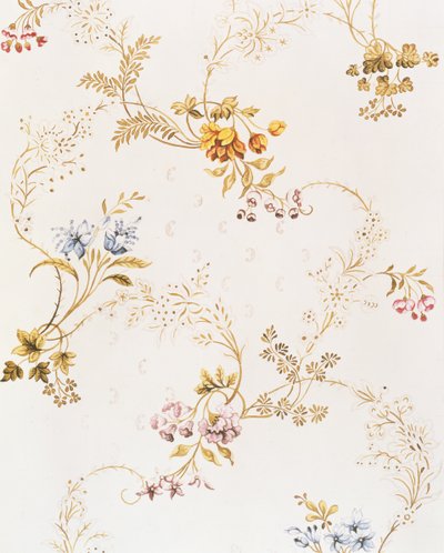 Rokokó aszimmetrikus virágminta, Anna Maria Garthwaite, 1744 alkotó: Unbekannt Unbekannt