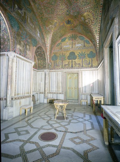 Sala di Ruggero arab és bizánci kézművesek, Palazzo dei Normanni, Palermo, Olaszország alkotó: Unbekannt Unbekannt