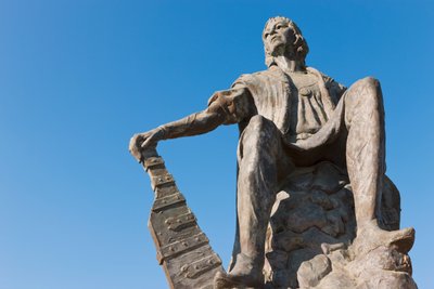 Kolumbusz Kristóf szobra a La Rabida kolostorban, Huelva tartomány, Andalúzia, Spanyolország déli része. alkotó: Unbekannt Unbekannt