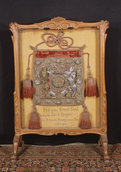 A Nagy Pecsét zacskója, amelyet a Lord Keeper, Sir Orlando Bridgeman tartott (1667-72) alkotó: Unbekannt Unbekannt
