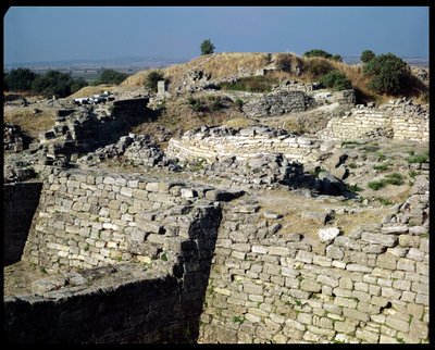 Hissarlik dombja, Trója ősi városának helye, ie 3000-1100 alkotó: Unbekannt Unbekannt