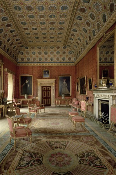 The Red Drawing Room, Syon House, Middlesex (lásd még: 24620) alkotó: Unbekannt Unbekannt