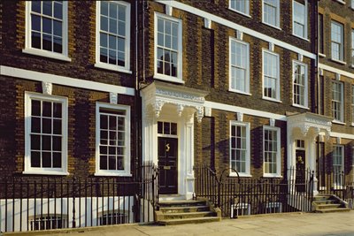 Két ház a Queen Annes Gate-ben, Westminsterben, Londonban alkotó: Unbekannt Unbekannt