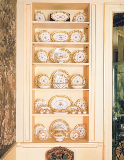 Párizsban (Rue des Crussol) vacsora, 1792-95 körül (porcelán) alkotó: Unbekannt