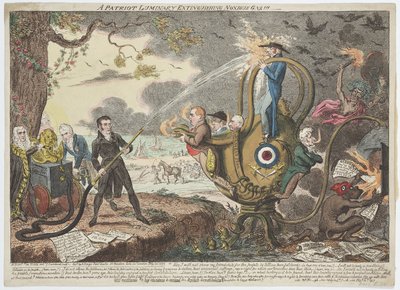 A Patriot Luminary Extinguishing Noxious Gas