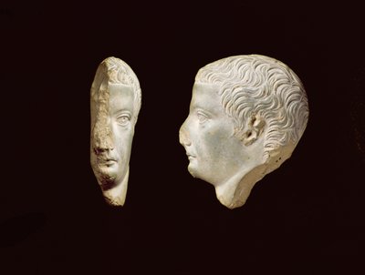 A domborműves főnök profilképe Tiberius császárról (14-37) 1. század (fritt) alkotó: Unbekannt