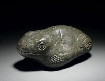 Ritka azték kőbéka, 1200-1521 körül alkotó: Unbekannt