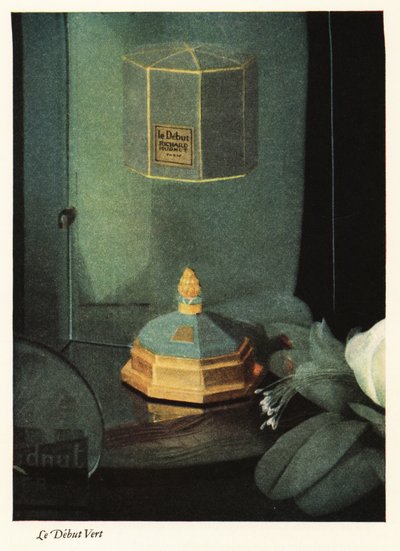 Richard Hudnut parfüm, Parfum Le Debut Vert hirdetése alkotó: Unbekannter Künstler