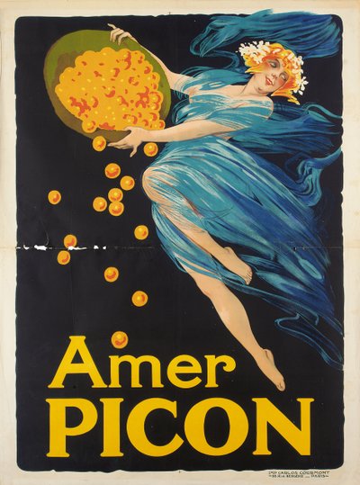Reklámplakát aperitifhez Amer Picon alkotó: Unbekannt