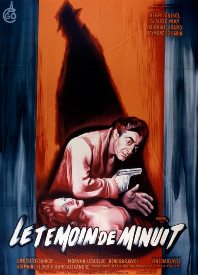 Filmplakát Az éjfél tanúja, Dimitri Kirsanoff 1953 alkotó: Unbekannt