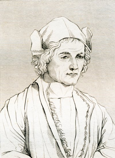 Albrecht Dürer apja, Albrecht Dürer 1497-es festménye után, a Portrék és Festmények Történelmi Galériájából, 1808-ban. alkotó: Unbekannt