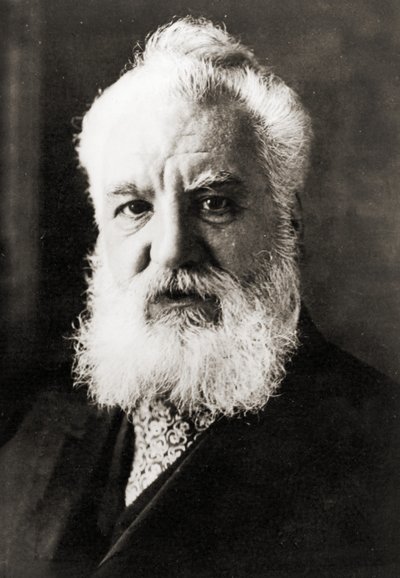 Alexander Graham Bell, 1920 körül (fekete-fehér fotó) alkotó: Unbekannter Künstler