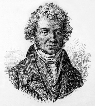 Andre Marie Ampere 19. század ( metszet) alkotó: Unbekannter Künstler