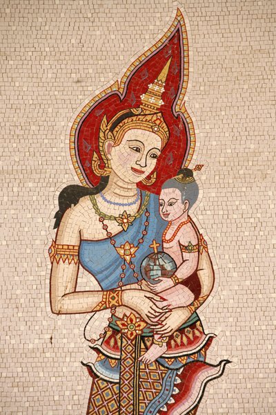 Angyali üdvözlet-bazilika: Thai Virgin, Názáret, Izrael alkotó: Unbekannt