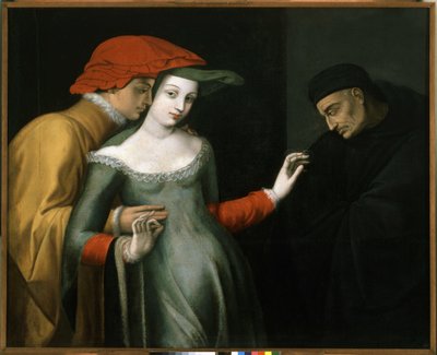 Névtelen festmény a 16. századból Musee Granet, Aix en Provence. alkotó: Unbekannter Künstler