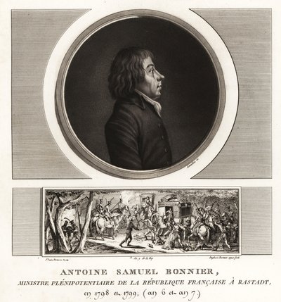 Antoine Samuel Bonnier, a Francia Köztársaság meghatalmazott minisztere alkotó: Unbekannt