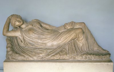 Ariadne alvó, hellenisztikus Alexandriából, Kr.e. 2. század (márvány) alkotó: Unbekannt