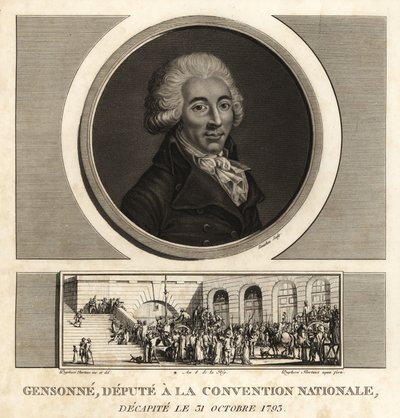 Armand Gensonne (1758-1793), francia politikus és a Konvent helyettese alkotó: Unbekannt