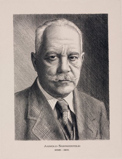 Arnold Sommerfeld német fizikus, 1930 alkotó: Unbekannt