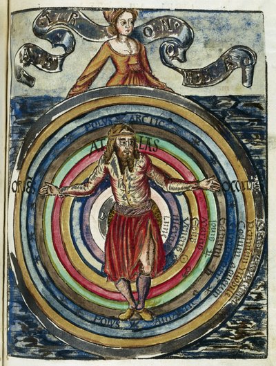16. századi csillagászat: Ptolemaiosz rendszere alkotó: Unbekannt
